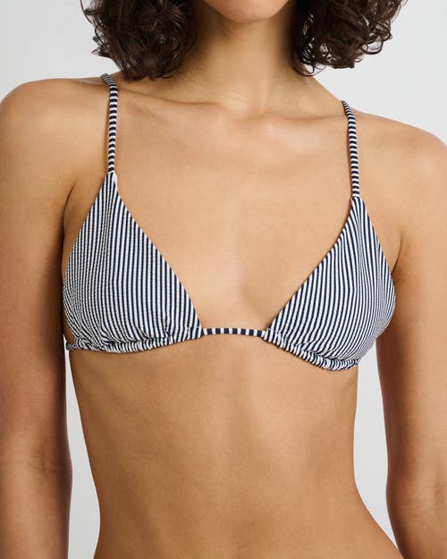 Onia Alexa Bikini Top In Blue
