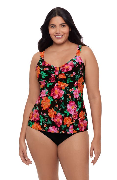 Lily V-Neckline Tankini Swimsuit Top