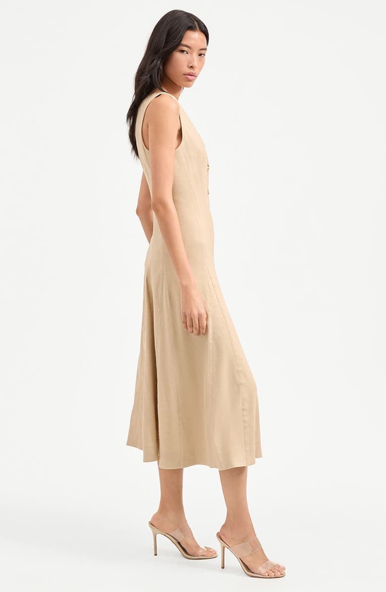Veronica Beard Lou Linen Blend Dress, Alternate, color, 