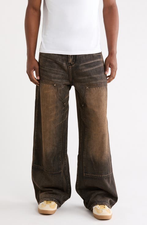 Steel Toe Double Knee Baggy Jeans