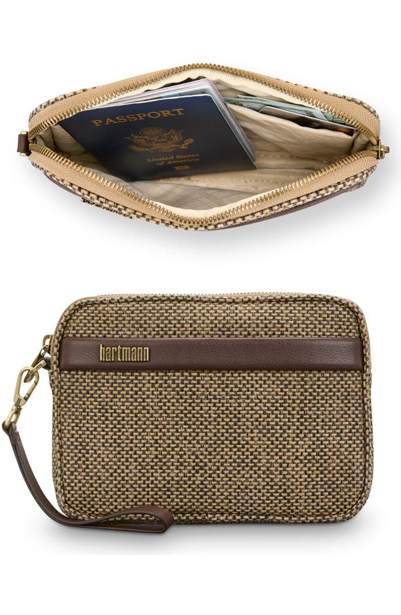 Hartmann Tweed Carryall Tote, Alternate, color, Tweed/Natural Leather