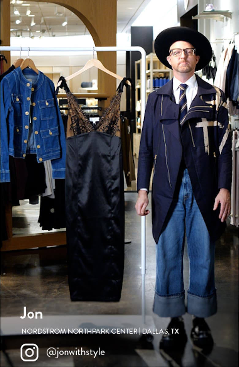 Almera Lace & Satin Cocktail Dress, sales video thumbnail