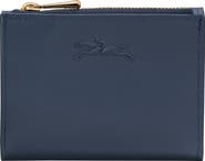 Longchamp Compact Épure Timeless Leather Trifold Wallet