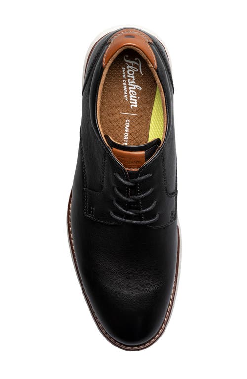 Florsheim Launch Plain Toe Derby In Black Multi