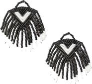 Fosterie Black & Silver Earrings