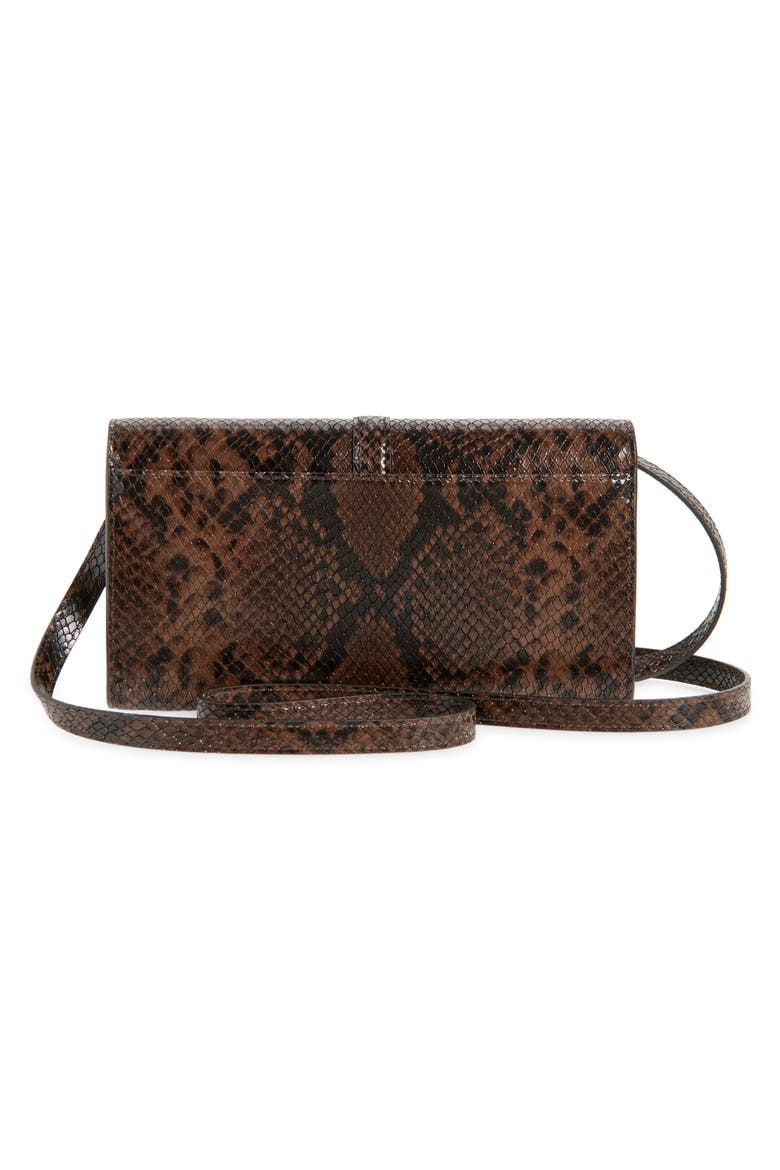 Stella McCartney Ryder Faux Snakeskin Crossbody Clutch (Women