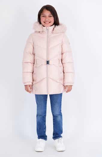Kids' Belted Puffer Jacket
