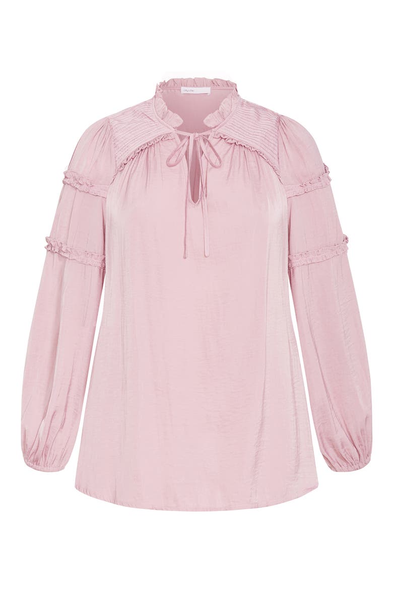 Drama Queen Ruffle Top, Alternate, color, SOFT ROSE