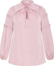 City Chic Drama Queen Ruffle Top