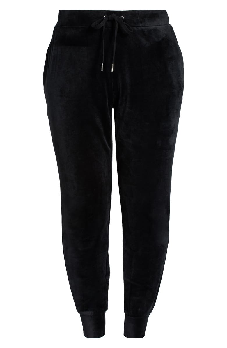 Juicy Couture Velour Joggers, Alternate, color, 
