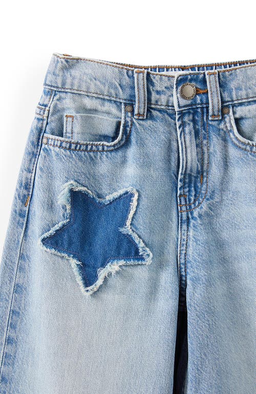 Cotton On Kids Kid's Embellished Super Wide Denim Jean In Blue