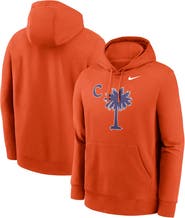 Nike Men's Nike Orange Clemson Tigers Palmetto C Club Fleece Pullover Hoodie