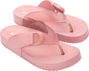 Melissa Cozy Water Resistant Platform Flip Flop