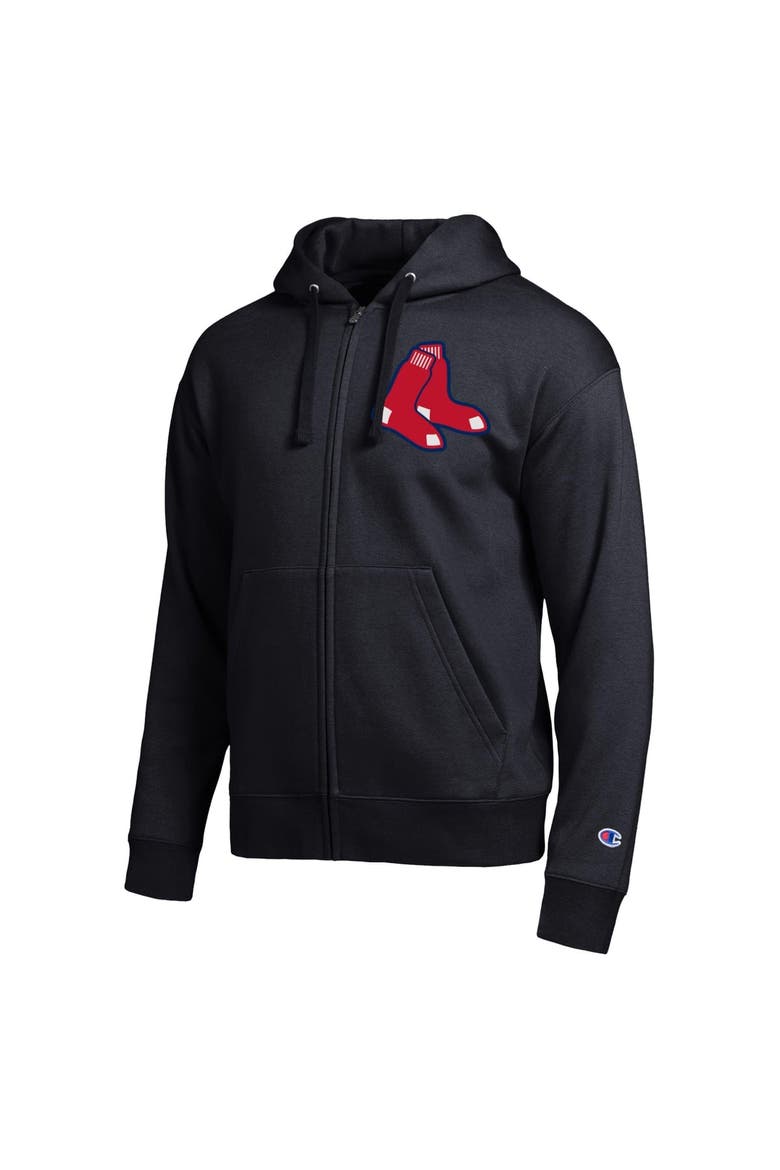 Men's Champion  Black Boston Red Sox All-Star Full-Zip Hoodie, Alternate, color, Black