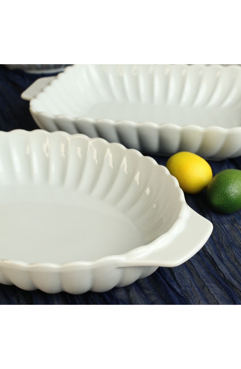 BIA Cordon Bleu Petal 2-Piece Baking Dishes, Alternate, color,