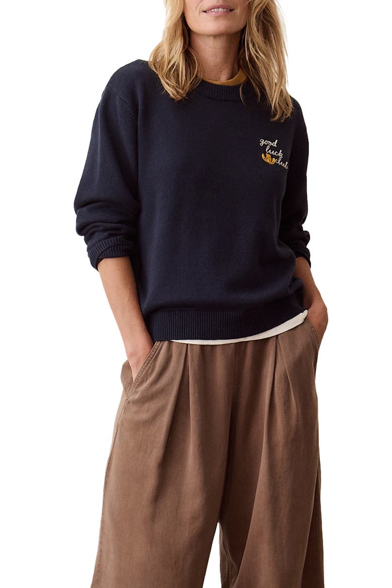 Hadley Crewneck Sweater, Main, color, TWILIGHT