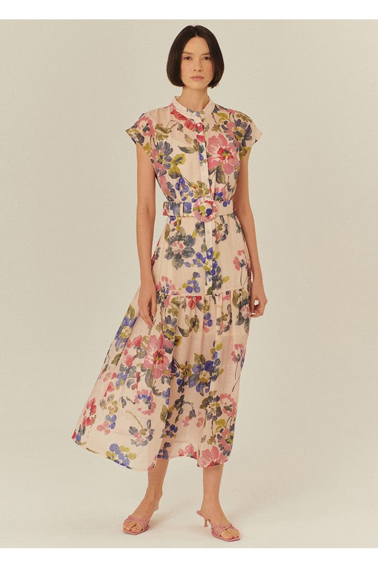 Evelyn Maxi Dress, Alternate, color, Beige