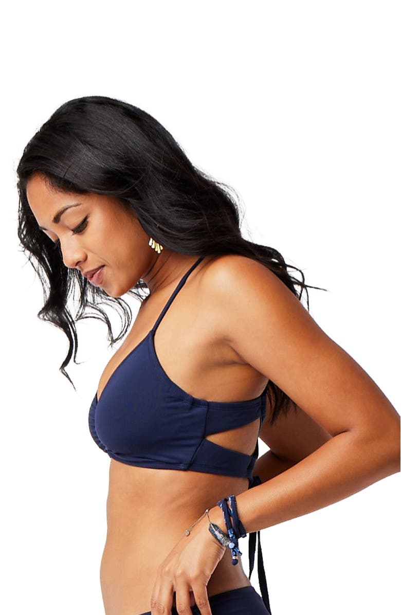 Carve Designs Camari Top D Cup, Alternate, color, Navy