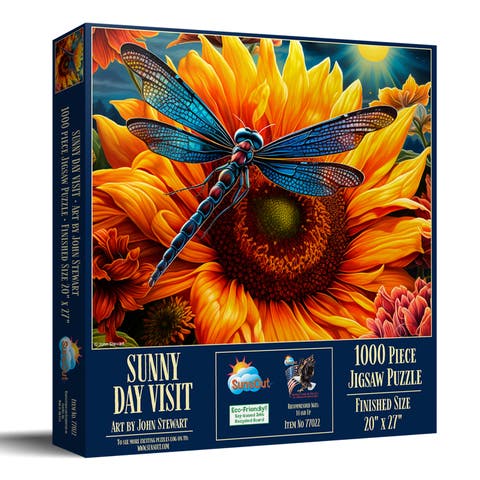 Sunny Day Visit 1000 piece Jigsaw Puzzle for Adults