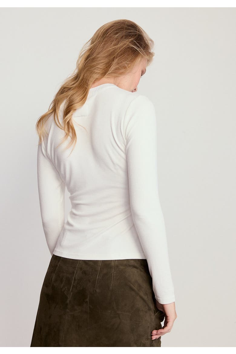 The Long Sleeve  Brett Shirt, Alternate, color, White