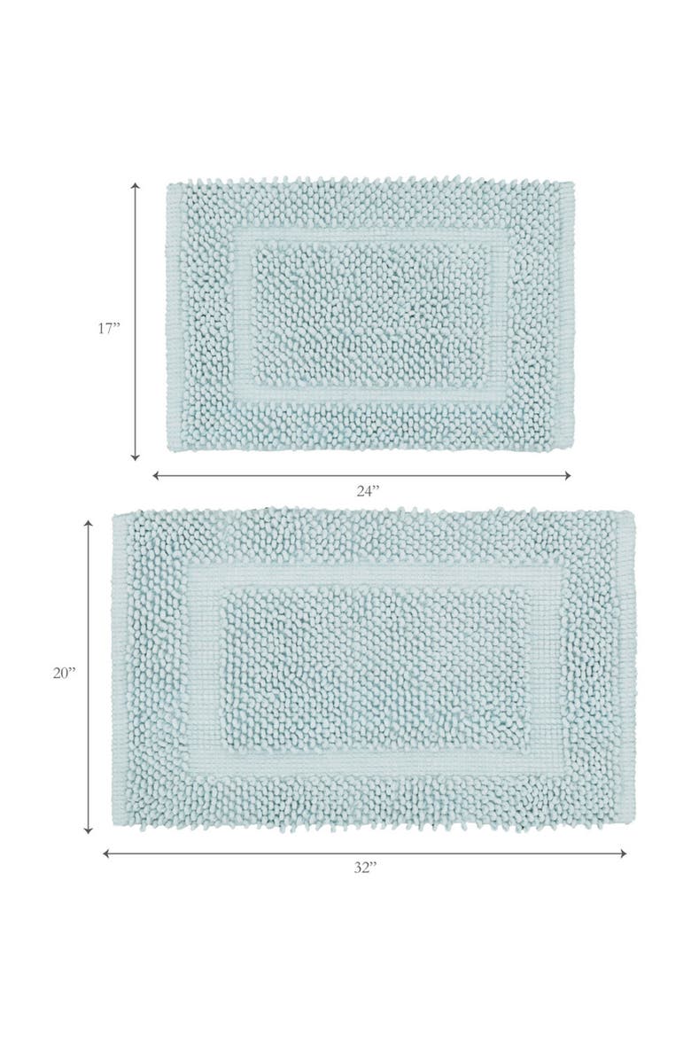 Sophie 2-Piece Bath Mat Set, Alternate, color, PALE BLUE