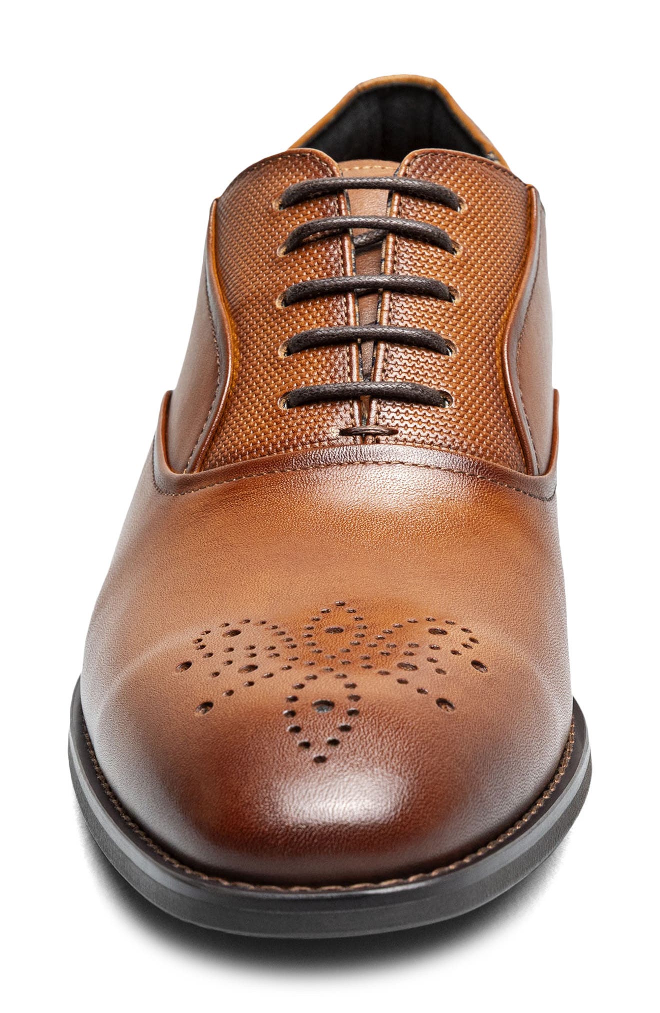 Langford Leather Oxford, Alternate, color, COGNAC