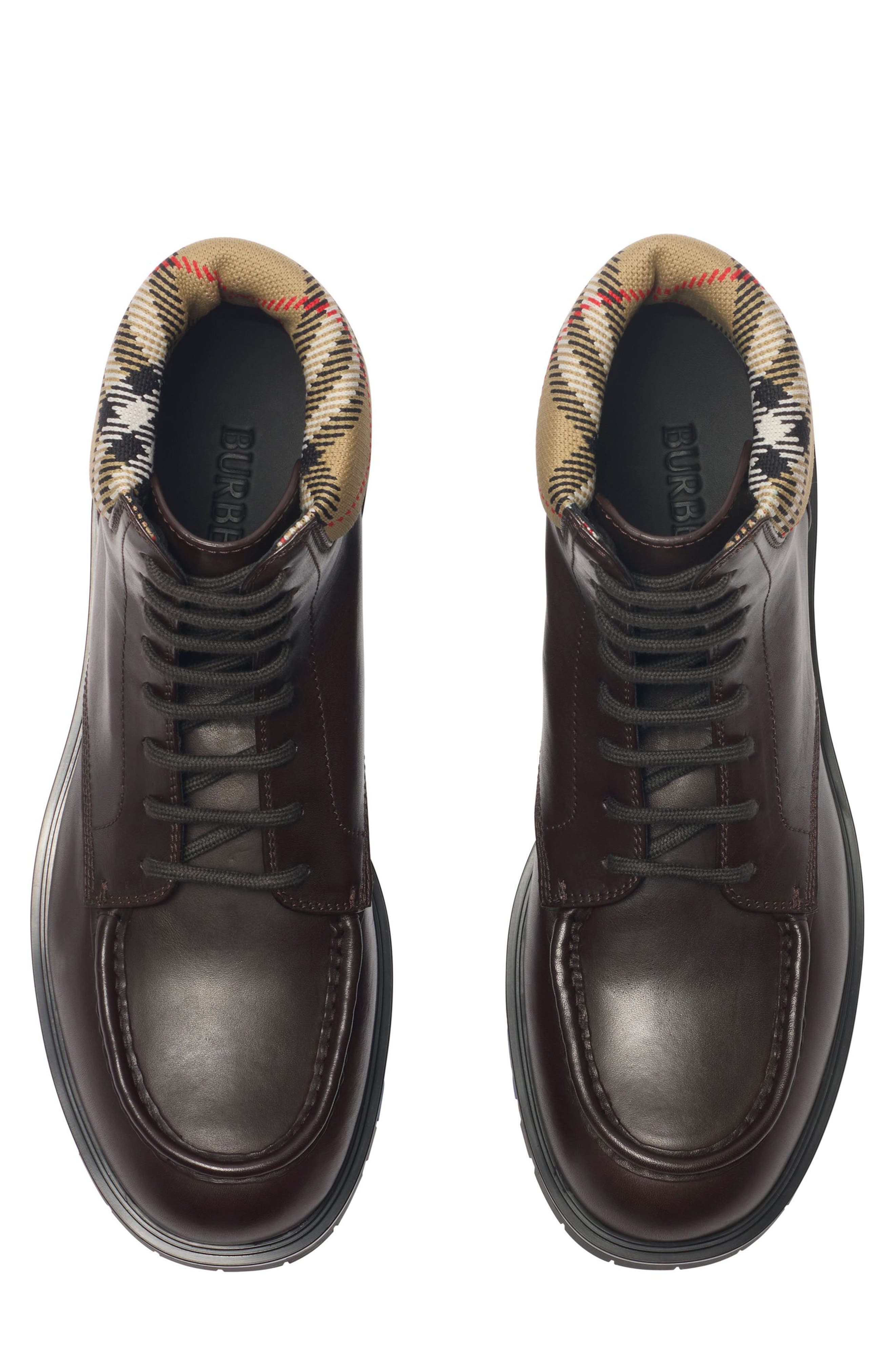 Burberry Rogue Combat Boot, Alternate, color, Log