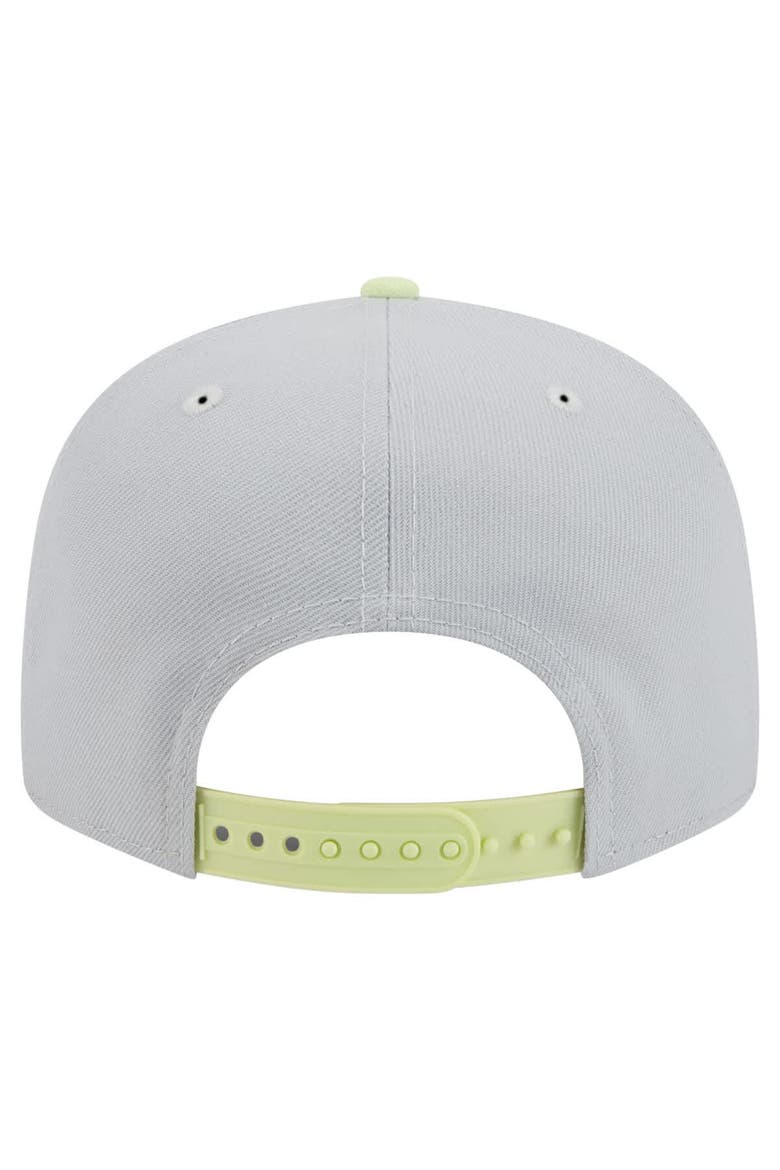Men's New Era Gray Columbus Crew Color Pack Two-Tone 9FIFTY Snapback Hat, Alternate, color, Gray