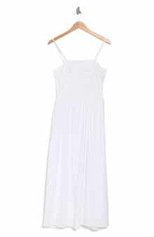 Halogen® Foldover Neck Midi Sundress