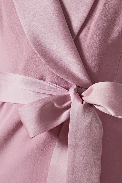 Coast Tux Satin Midi Dress In Pink