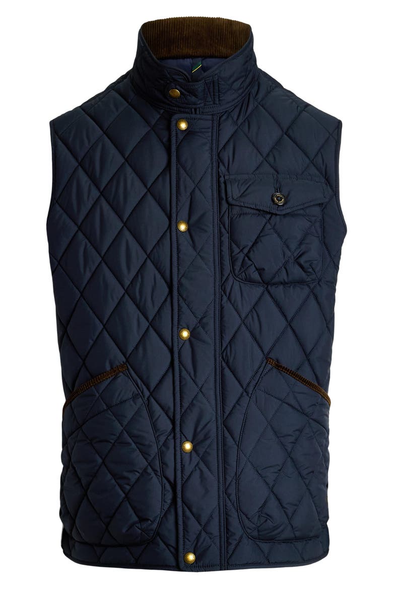 Beaton Quilted Utility Vest, Alternate, color, COLLEGE NAVY