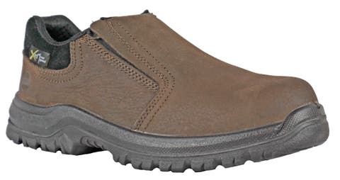 HOSS Worker Slip On Composite Toe Met Guard Work Shoe