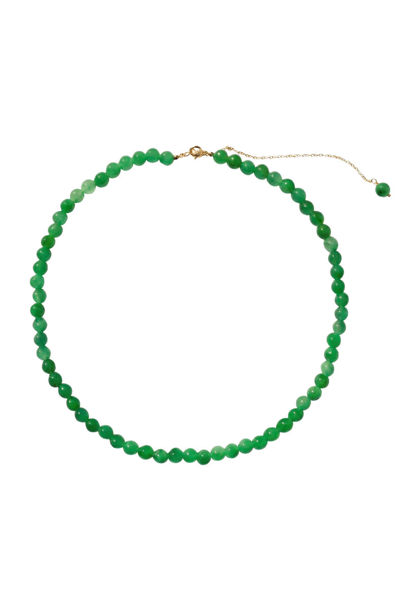 seree Lime Green jade beaded necklace, Main, color, Green