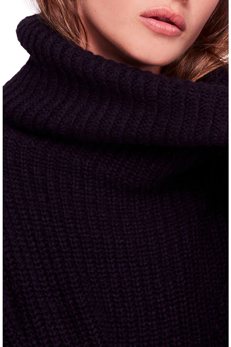 Eleven Turtleneck Sweater, Alternate, color, BLACK