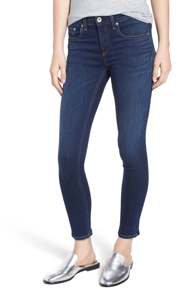 Ankle Skinny Jeans, Main, color, BLOO MOON