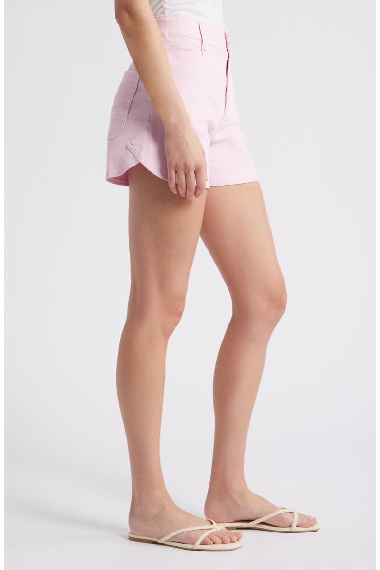 Skyrise Dolphin Hem Denim Shorts, Alternate, color, FROSTY ORCHID