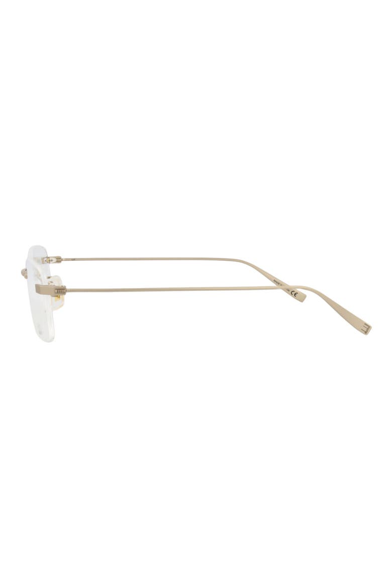 56mm Rectangular Optical Glasses, Alternate, color, GOLD TRANSPARENT