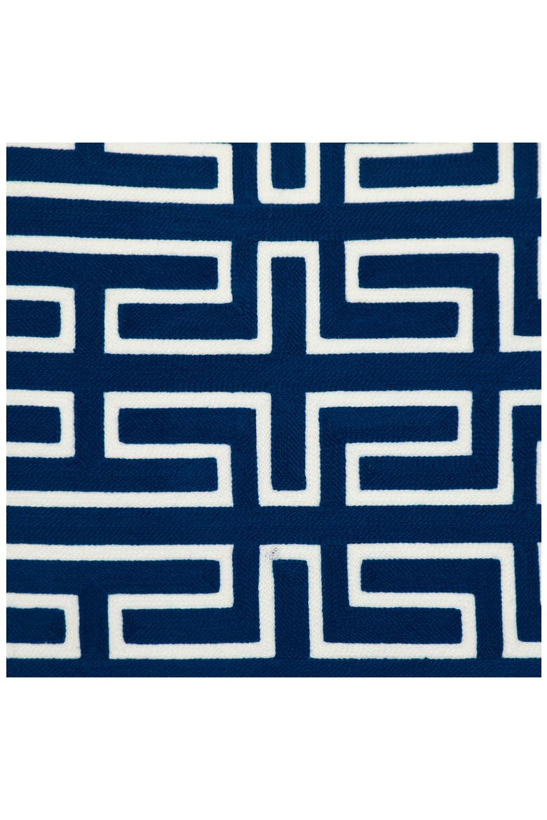 Milo Throw Pillow, Alternate, color, BLUE