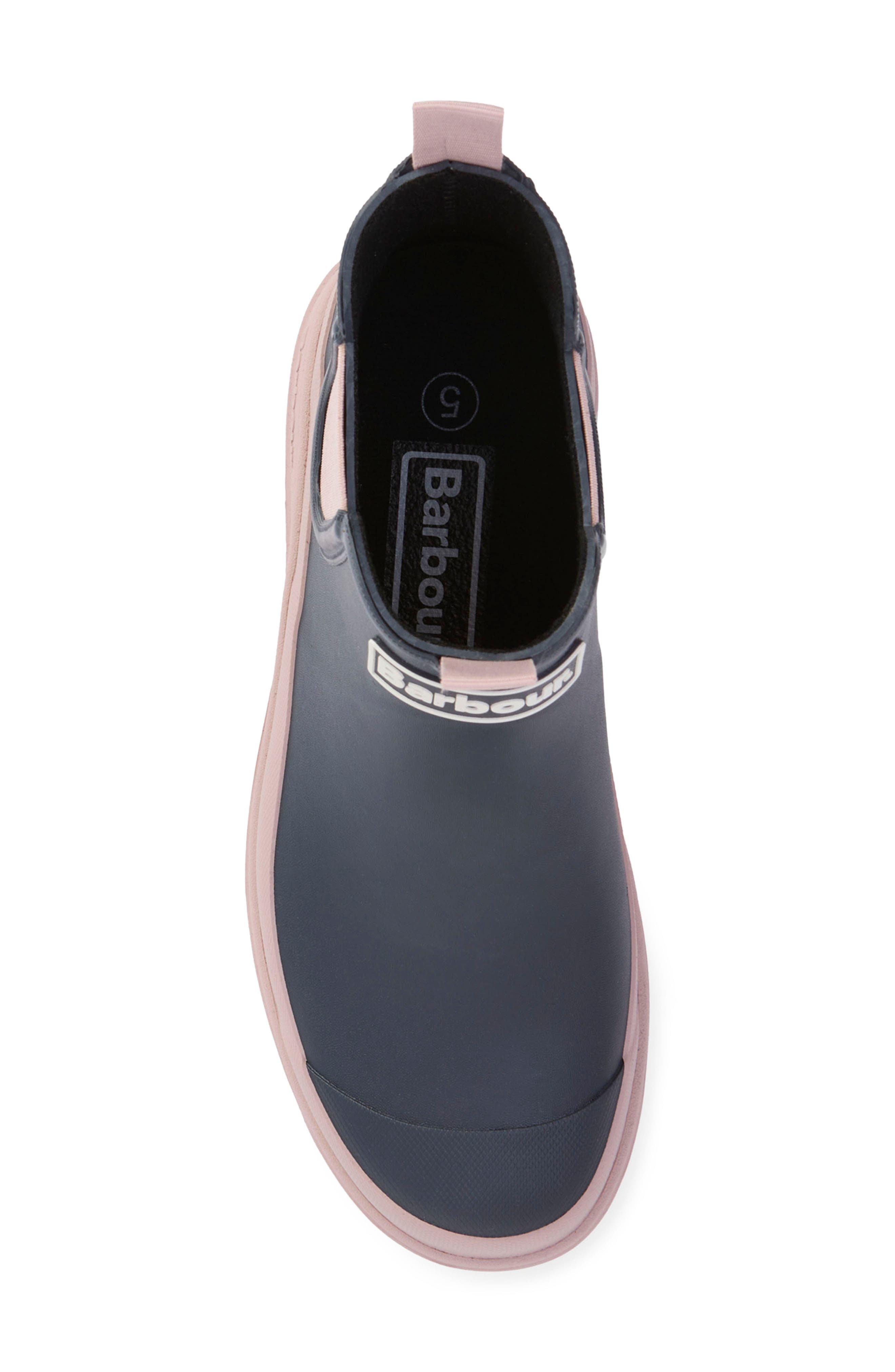 Nimbus Waterproof Chelsea Rain Boot, Alternate, color, DUSKY GREY/ GARDENIA PINK