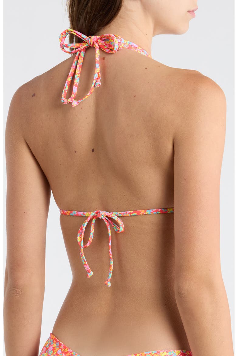 Halter Bikini Top, Alternate, color, BUBBLE POP