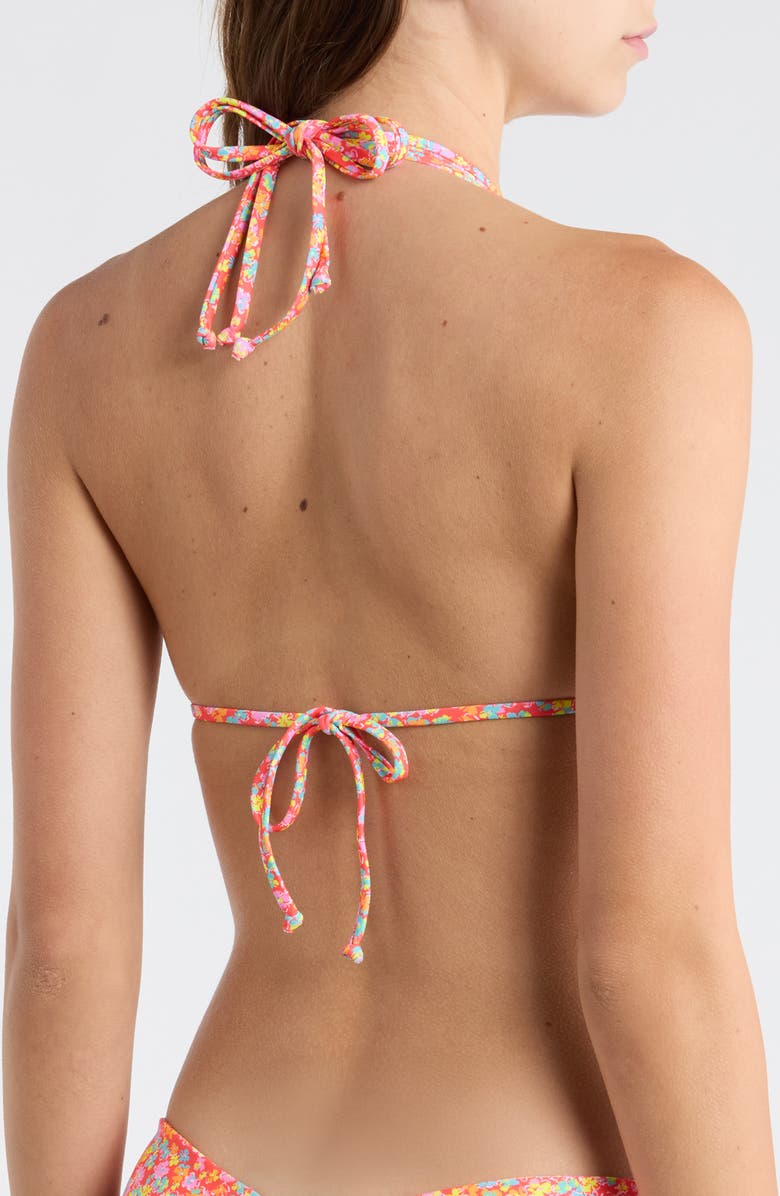 Kulani Kinis Halter Bikini Top, Alternate, color, Bubble Pop