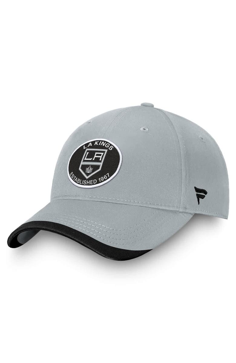 FANATICS Men's Fanatics Silver Los Angeles Kings Fundament Adjustable Hat, Main, color, Silver