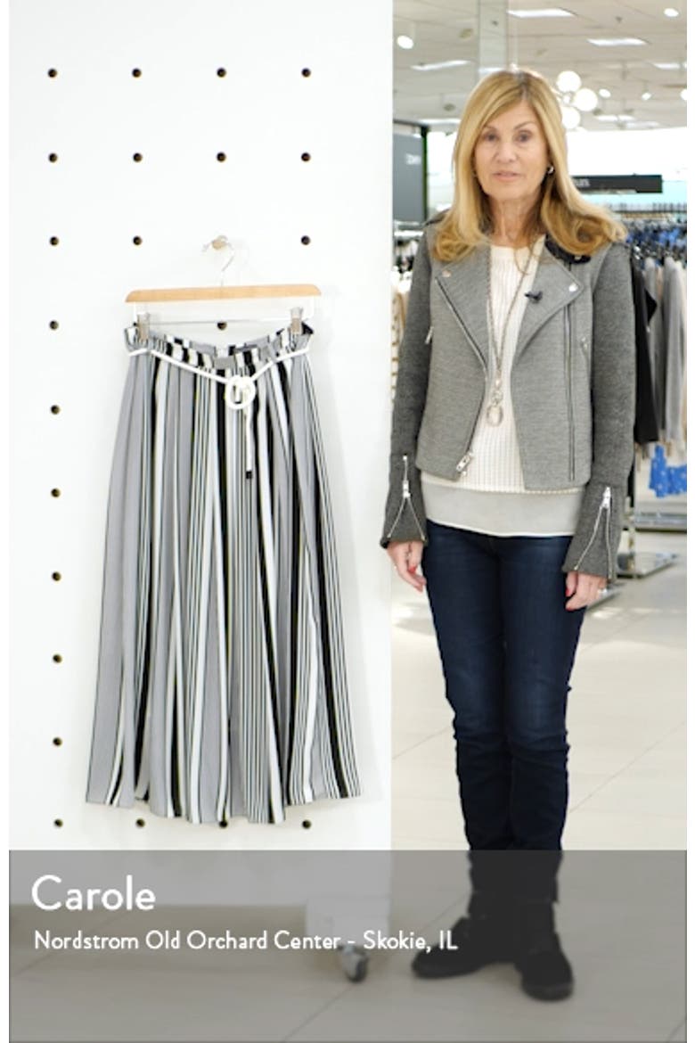 Variegated Stripe Rope Midi Skirt video