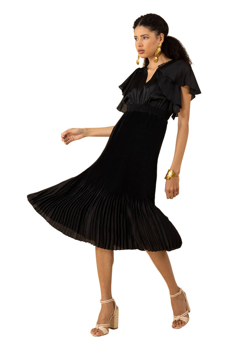 Hale Bob Della Solid Maxi Dress, Alternate, color, 