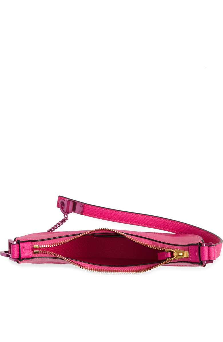 Valentino Garavani Mini VLOGO Leather Hobo, Alternate, color,