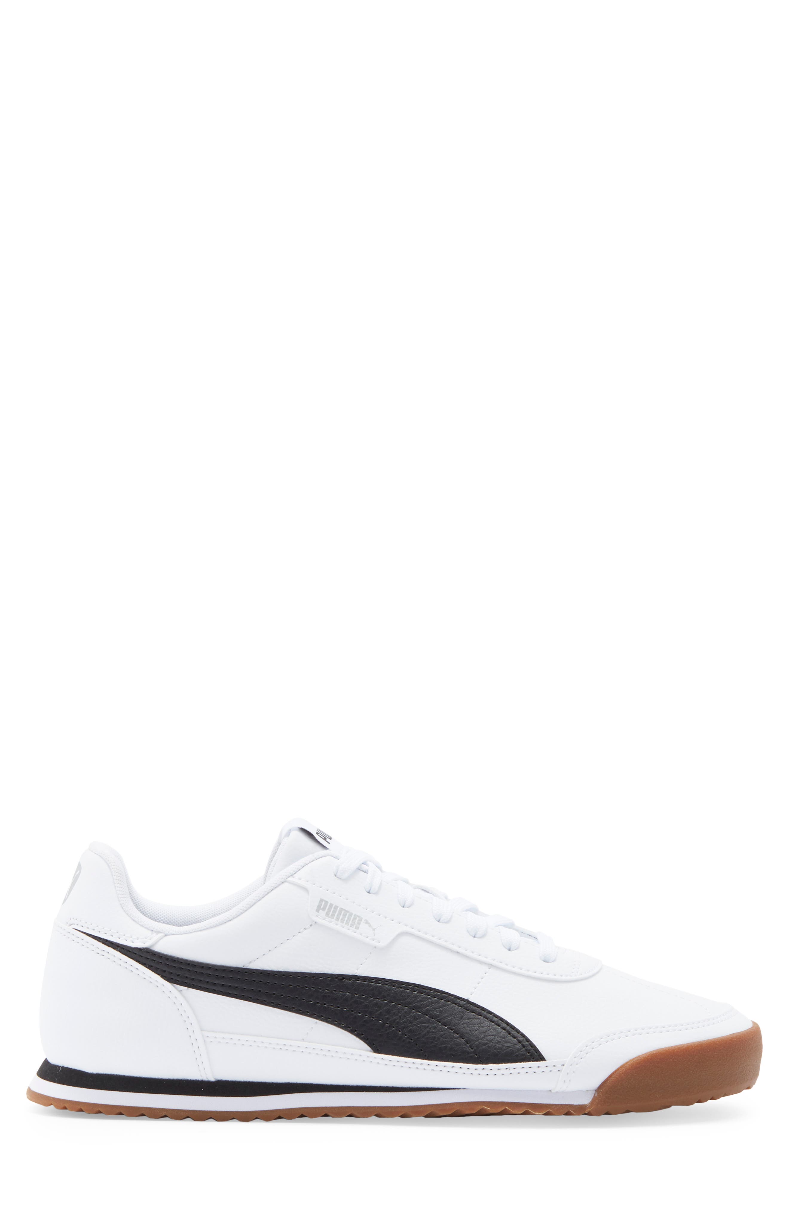 PUMA Turino II Sneaker, Alternate, color, Puma White/ Puma Black/ Gray