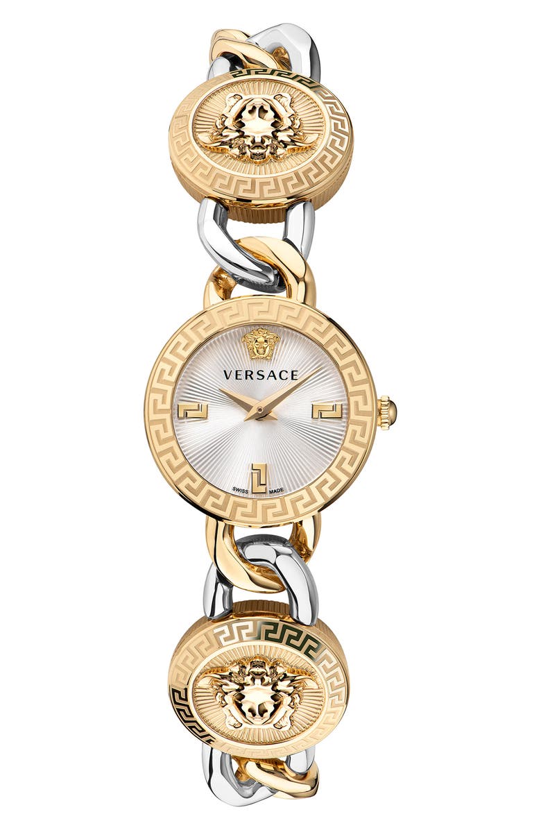 Versace Stud Icon Bracelet Watch, 26mm, Main, color, 