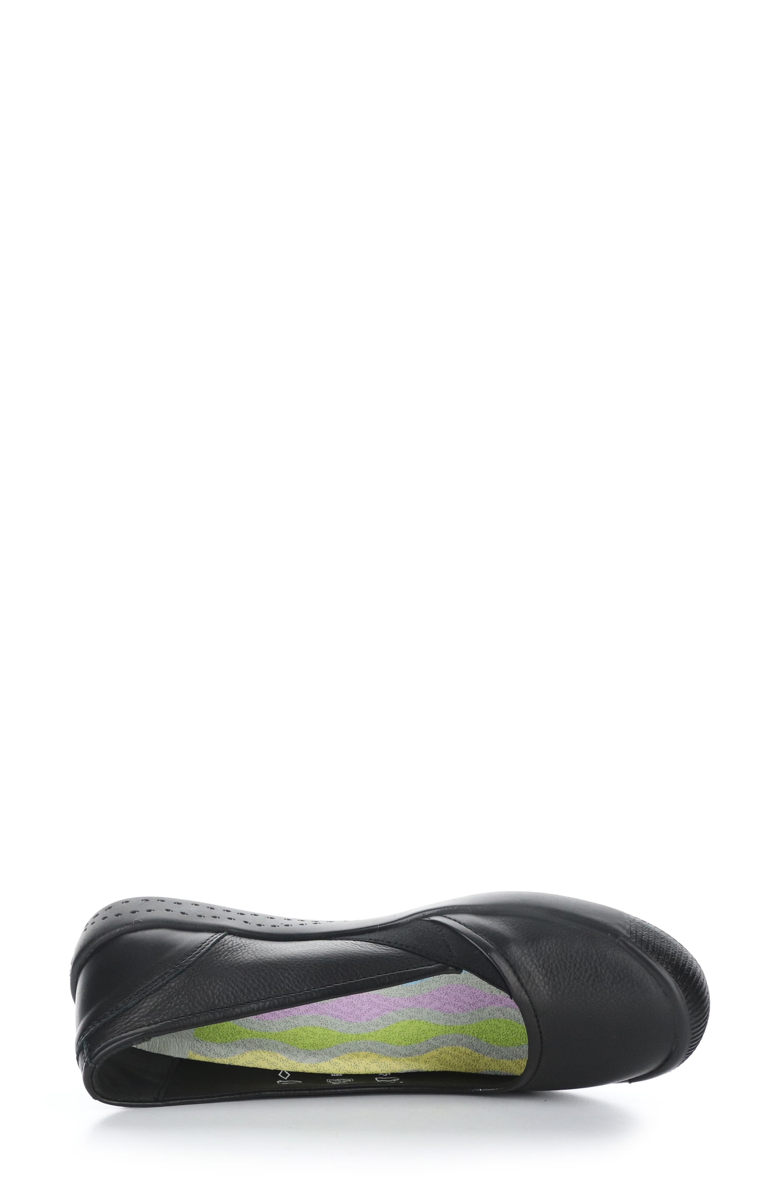 Softinos by Fly London Fly London Ilsa Ballet Flat, Alternate, color, 008 Black Smooth Lea