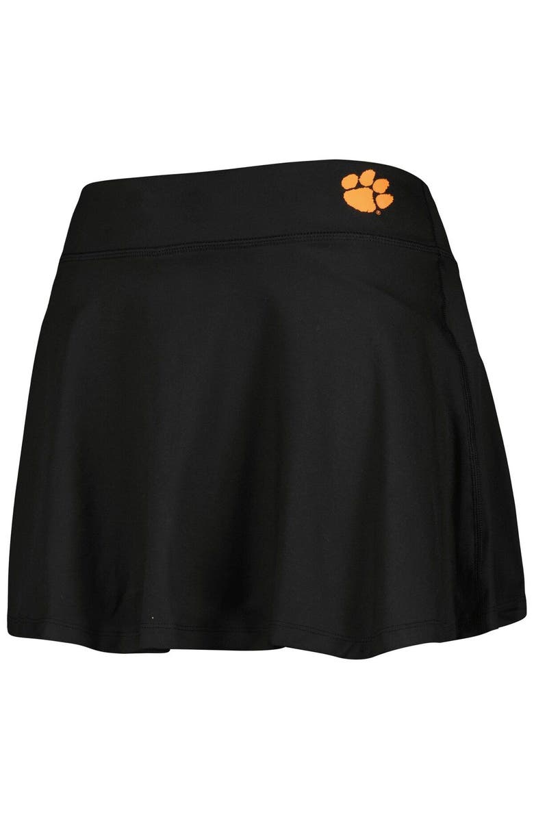 ZOOZATZ Women's ZooZatz Black Clemson Tigers Flowy Skort, Alternate, color, Black