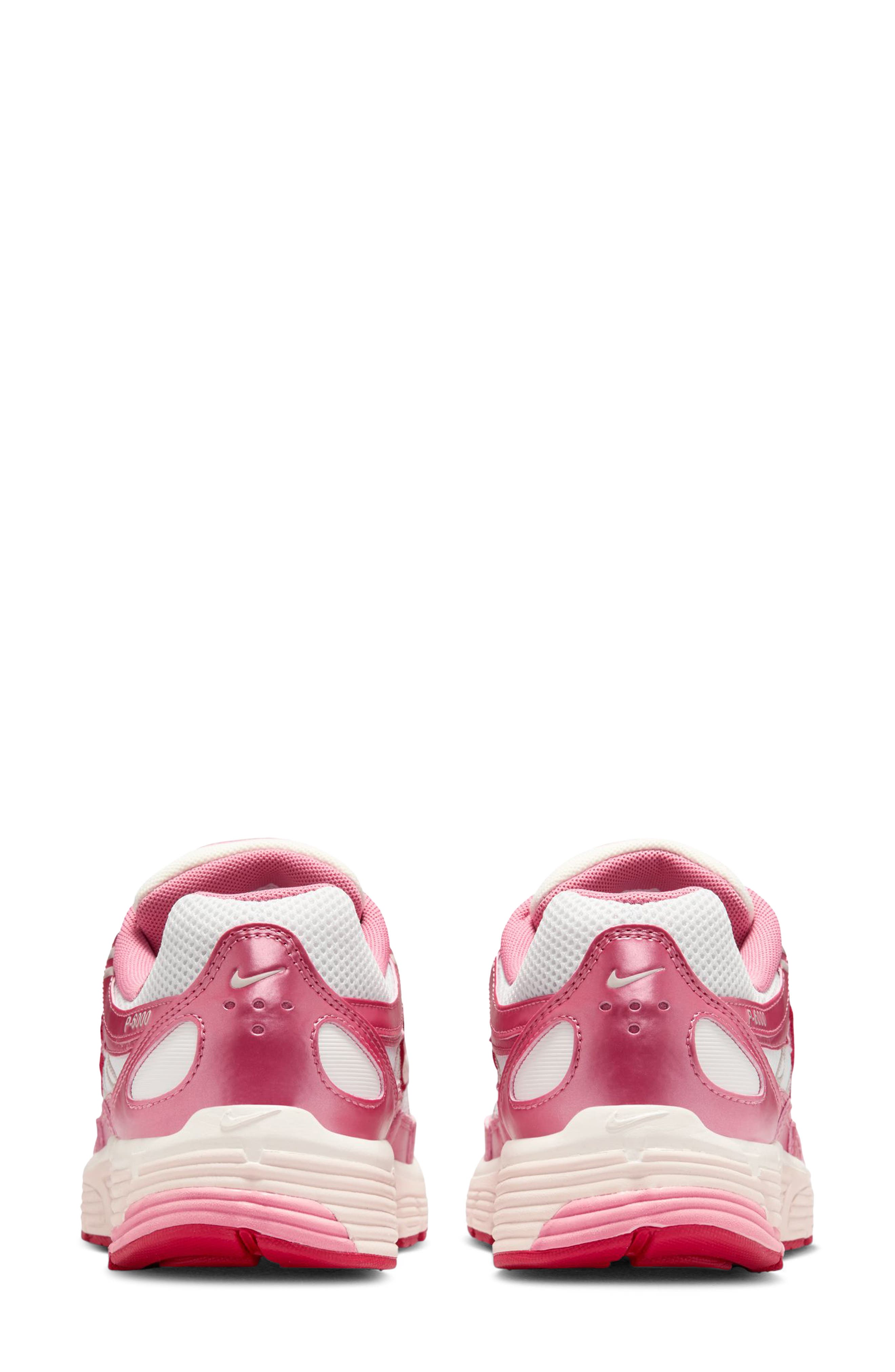 P-6000 Sneaker, Alternate, color, WHITE/ DUST/ PEONY/ CRIMSON